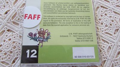 Pfaff Emb Machine Card Creative Fantasy #12 Easter, 7570,7560, 2140,217