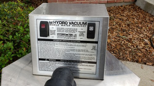 Hydro Vacuum Water/Flood Recovery Machine