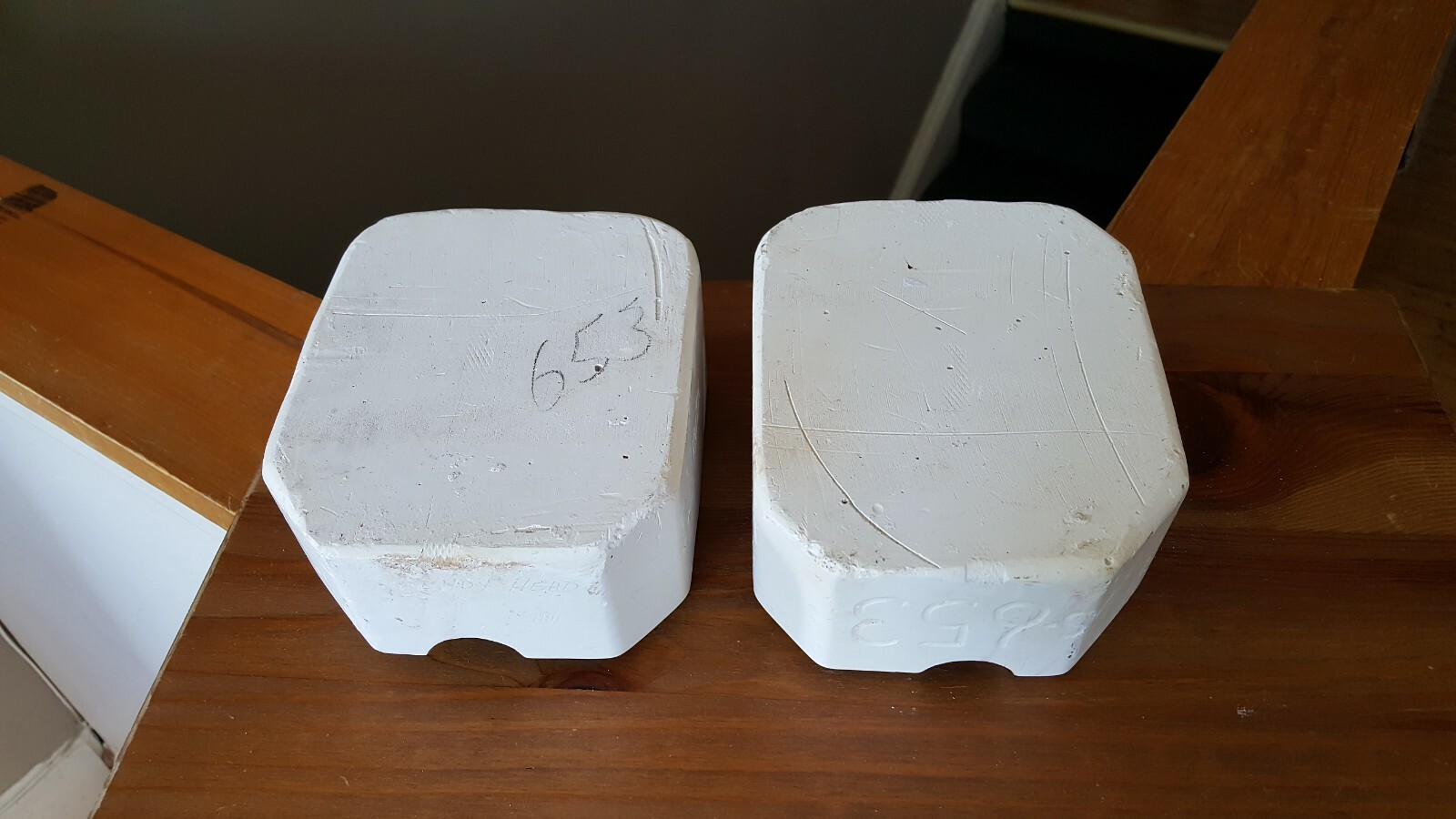 1982 Scioto Ceramic Mold s-653 Dolls Head Mould - Faith