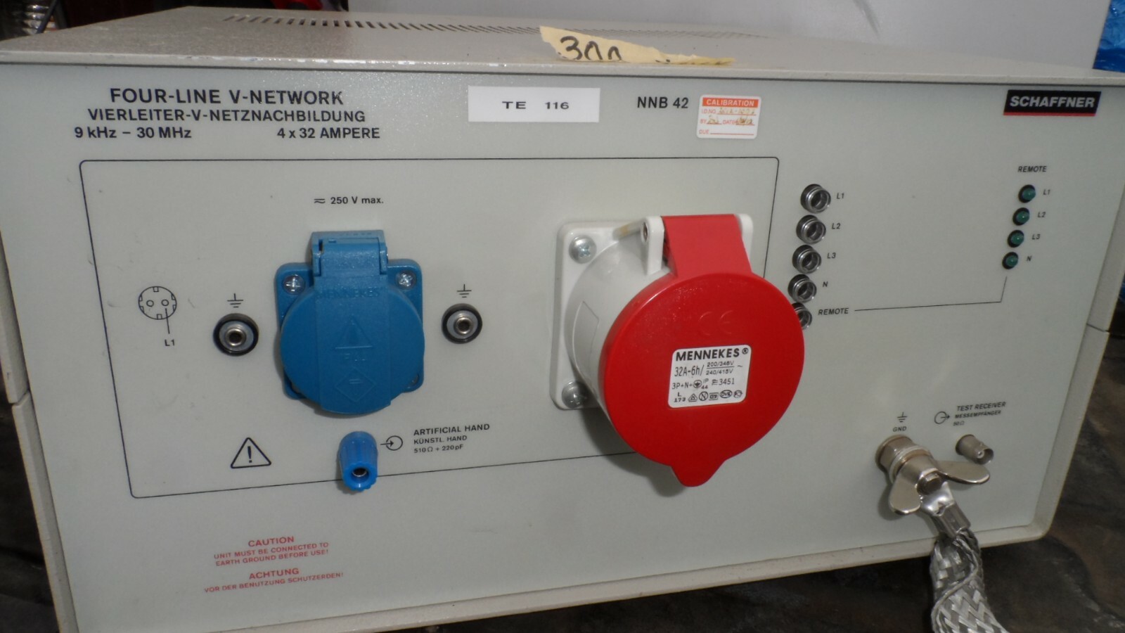 Schaffner FOUR- Line Impedance Stabilization Network  V-LISN NNB 42