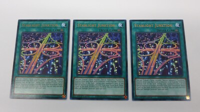 3x STARLIGHT JUNKTION SPELL   MAGO-EN095  1ST EDITION  RARE YUGIOH PACK FRESH