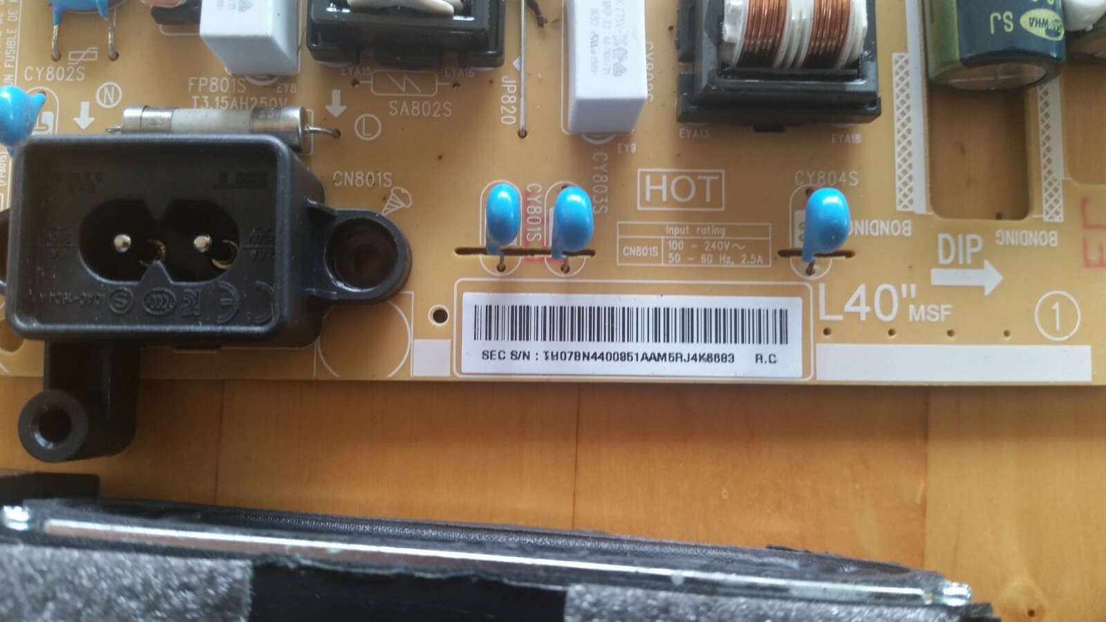 Samsung UN40J5200AFXZA DA04 ALL Parts Repair Kit