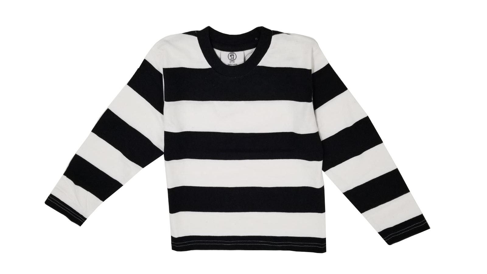 Infants/Toddlers/Kid Black & White Striped T-Shirt Costume C