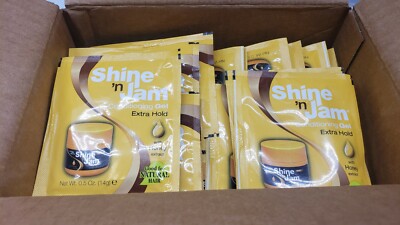 Ampro Shine 'n Jam Conditioning Gel Extra Hold 100ct 0.5 Oz Packets
