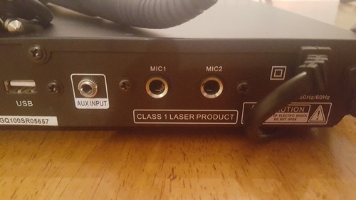 Emerson GQ100 Converts CDG To MP3G Karaoke Player Record Mix Music Voice To USB