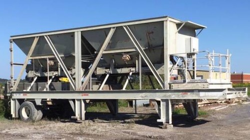 Fab Tec Portable Dual Bin Cold Feeder Asphalt Cement Plant Aggregate Mixer