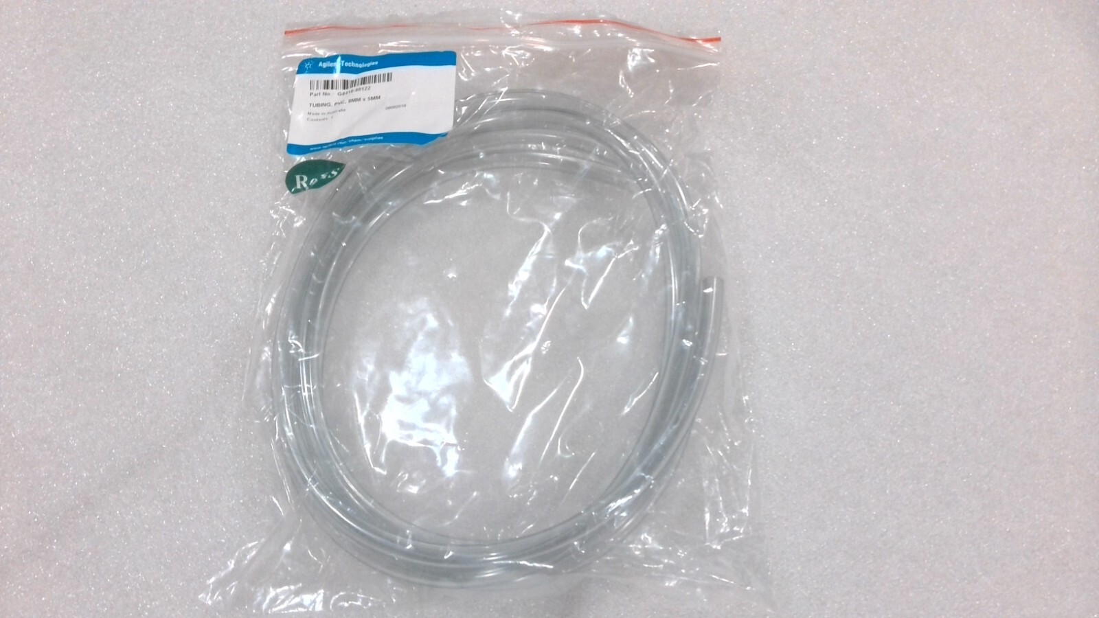 AGILENT G8410-80122 TUBING, PVC, 8mm X 5mm, FOR AGILENT SPS AGILENT G8410-80122 TUBING, PVC, 8mm X 5mm, FOR AGILENT SPS