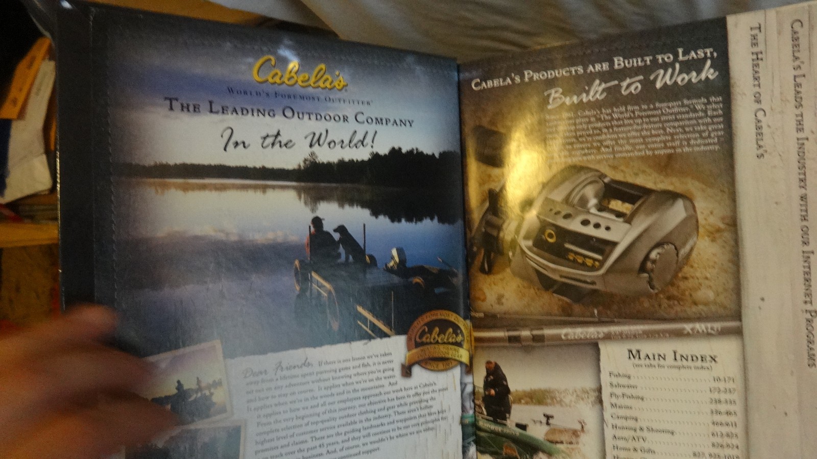 2007 Cabela's Book Catalog Limited Spring Edition Hard Coverneato li30 day