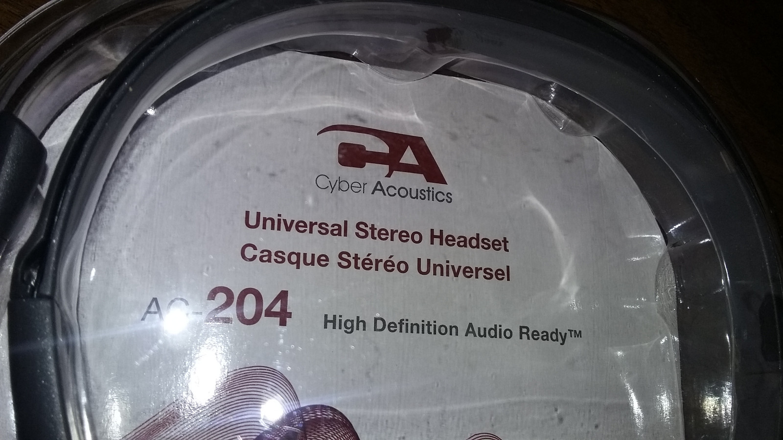 Cyber Acoustics Universal Stereo Headsets with Microphone
