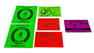 Vintage General Dynamics Project Expedite Stickers Lot of 6