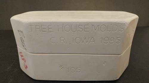 Tree House Ceramic Mold 105 Three Eggs