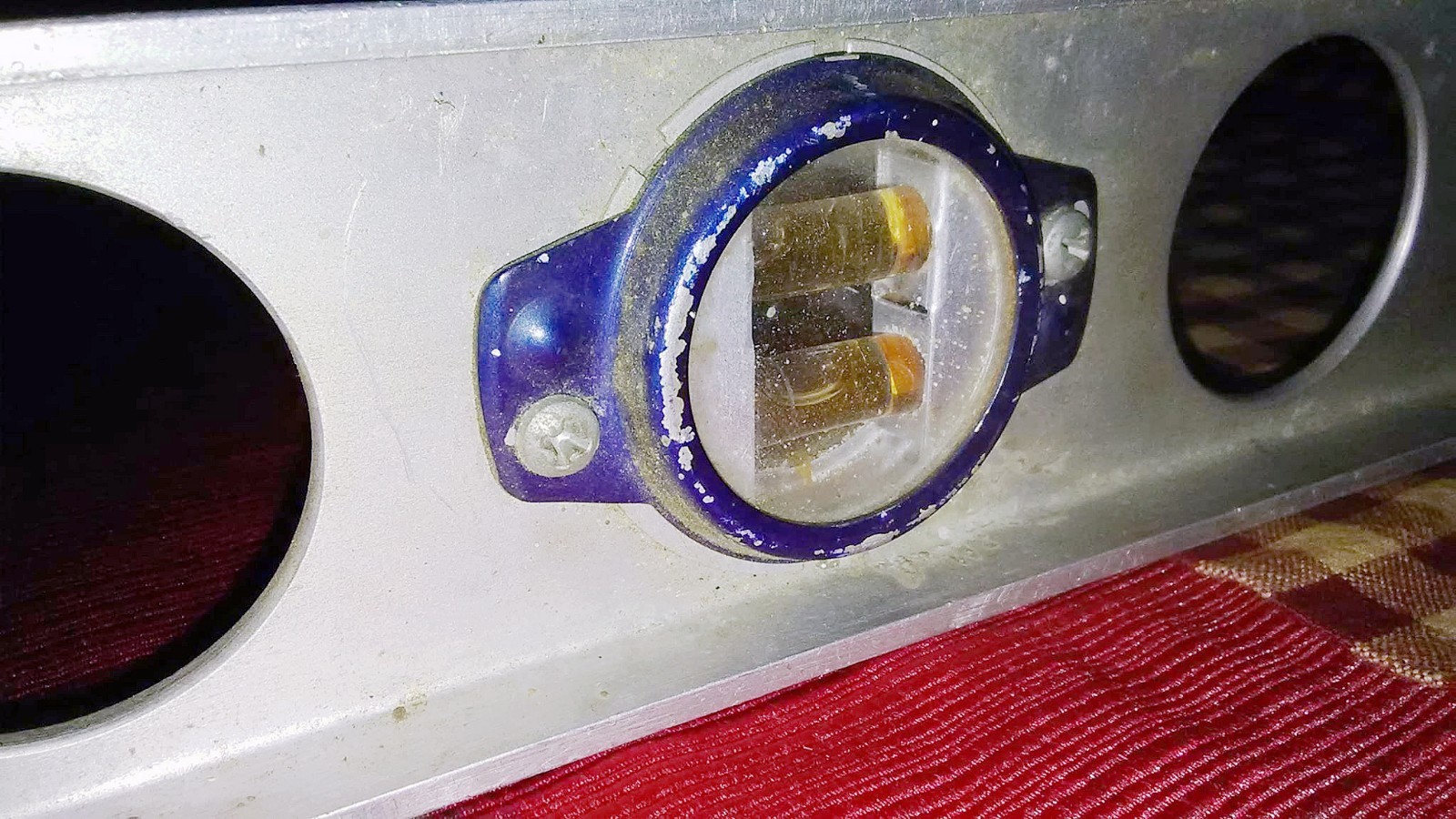 Vintage Maumee Anodized Aluminum Level No 424 24” Long