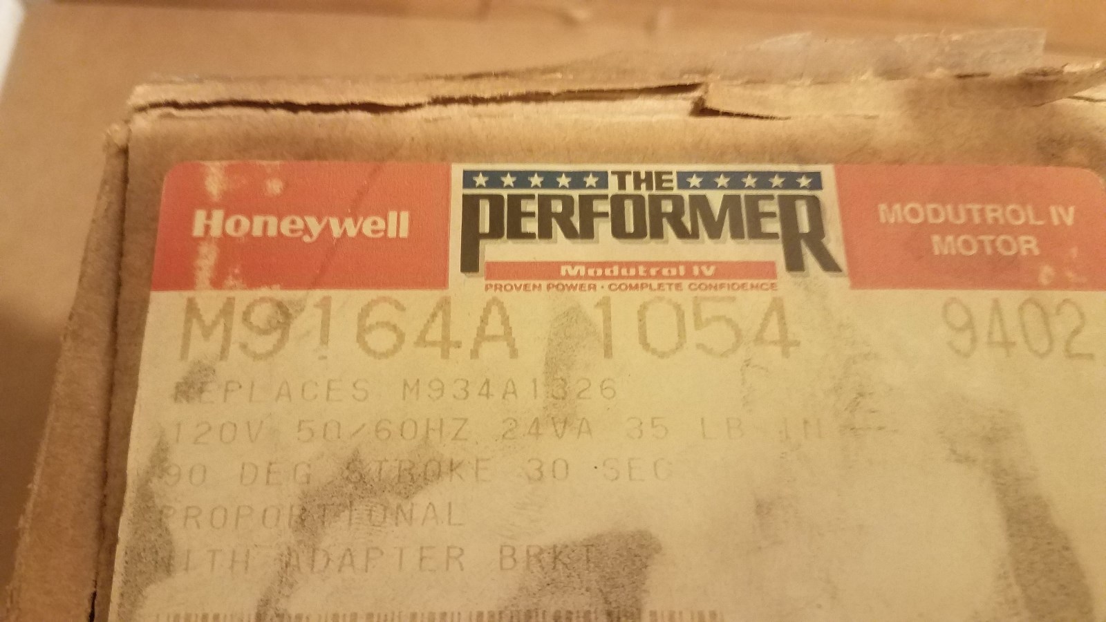 Honeywell M9164A 1054 Modutrol IV Motor