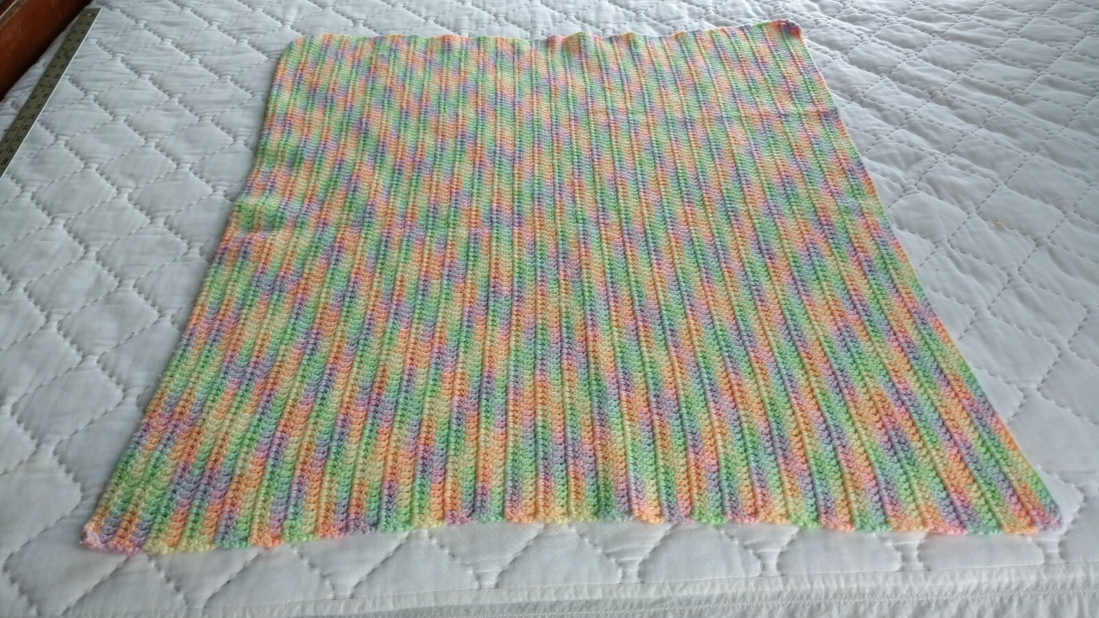 Pair of Vintage Hand Crocheted Afghans