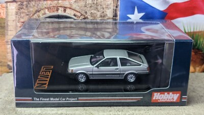 HOBBY JAPAN 1983 TOYOTA COROLLA LEVIN AE86 3DOOR GTV [SILVER] USA STOCK!!!
