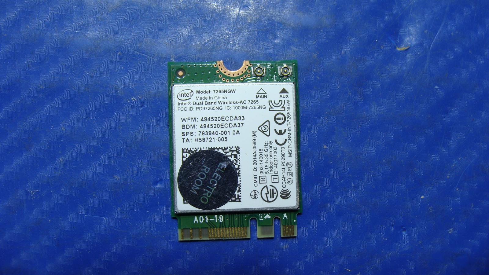 HP Spectre x360 13-4103dx 13.3" OEM Wireless WIFI Card 7265NGW 793840-001 ER*