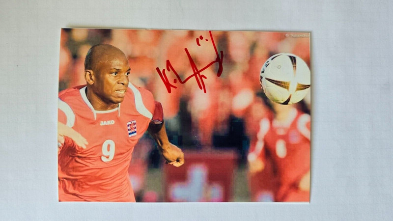 Joel Kitenge, Luxemburg, Original Autogramm