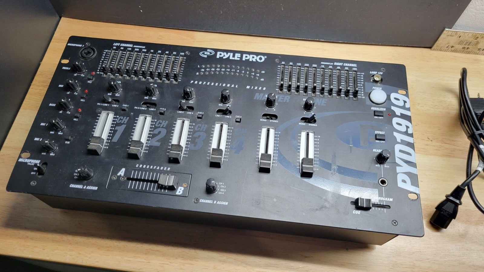 Pyle Pro PYD1919 4 Channel Dj Mixer With Phono Inputs | eBay
