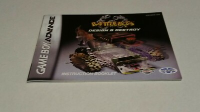Gba Battle Bots Design And Destroy Instruction Booklet