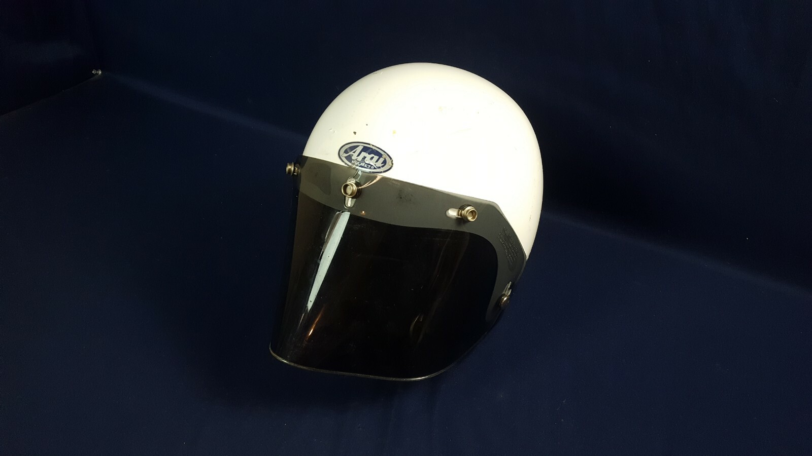 Ａｒａｉ　Ｓ-70 1970's Arai Hirotake S70 Motorcycle Helmet With Visor Fits