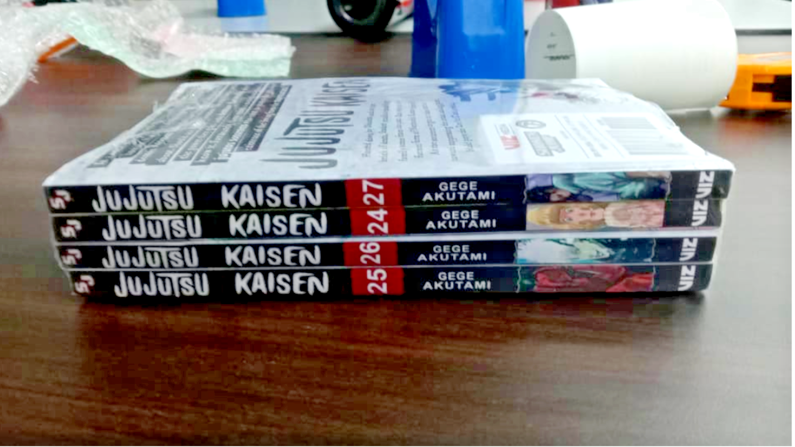 Jujutsu Kaisen Manga English Vol 24, 25, 26, 27 Gege Akutami