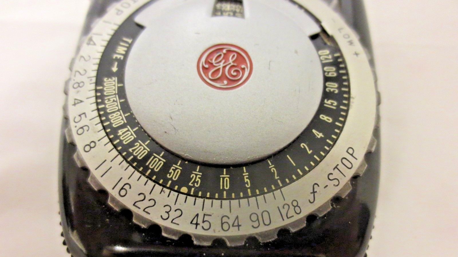 Older G E Diamond Exposure Meter Type PR-1;Film or Plate-USA patent-Leather Case