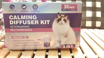 Cats 3 in 1  CALMING DIFFUSER KIT  8/4/2027 Open Box