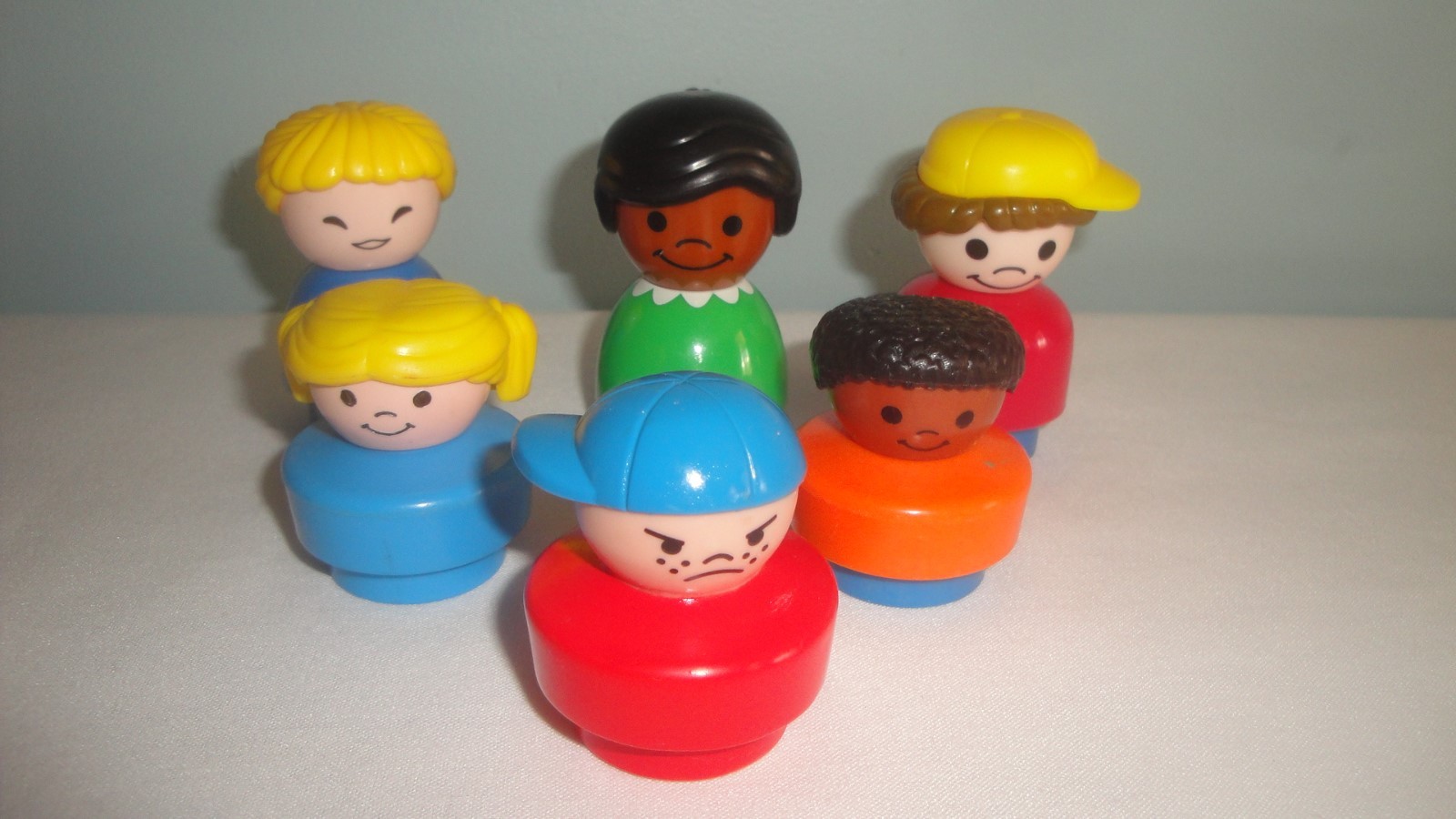 Vintage Fisher Price Chunky Little People Lot of 6