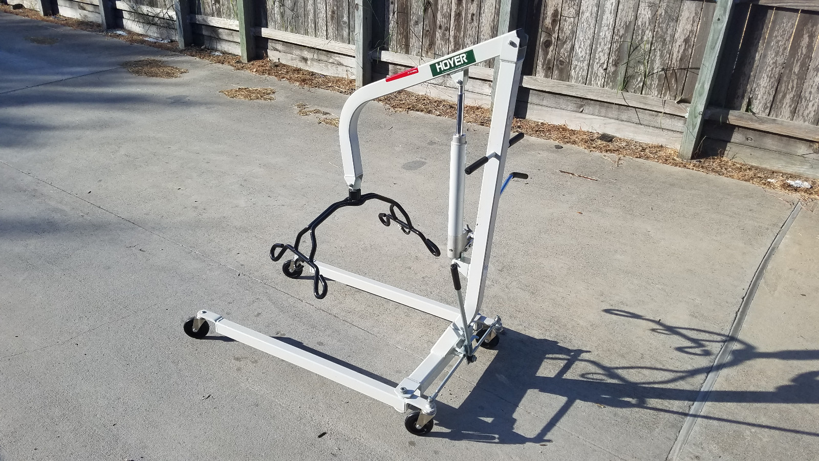 Convertible Hydraulic Hoyer PATIENT LIFT hoist manual 400 pound capacity