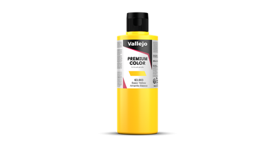Premium Color Opaque Yellow Paint 200 ml - Vallejo Airbrush Acrylic for RC Use