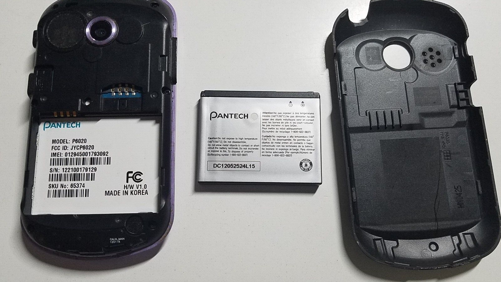 Купить PANTECH Swift P6020 Lavender (AT&T) 3G Slider Keyboard Cellular  Phone Excellent, цена 9 390 руб — (354490492330), США