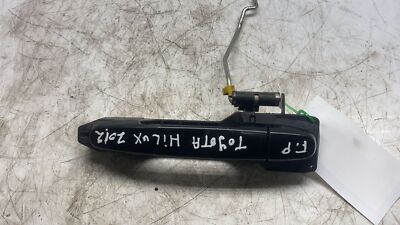 TOYOTA HILUX EXTERIOR DOOR HANDLE PASSENGER SIDE FRONT BLACK 2004-2015