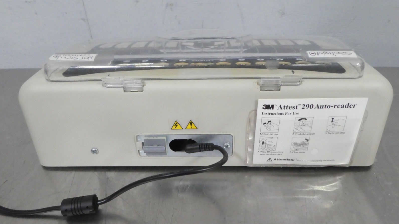 R153250 Attest Auto-Reader 3M Model 290 Steam Biological Indicator System