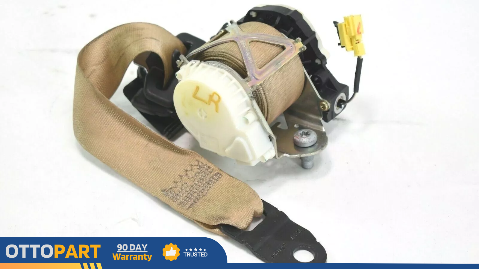 06-09 Mercedes W251 R350 R500 Rear Left 3rd Row Seat Belt Seatbelt Beige OEM