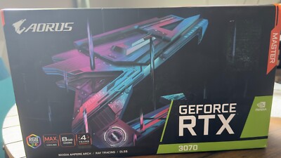 GIGABYTE NVIDIA GeForce RTX 3070 AORUS Master 8 GB Graphic Card...