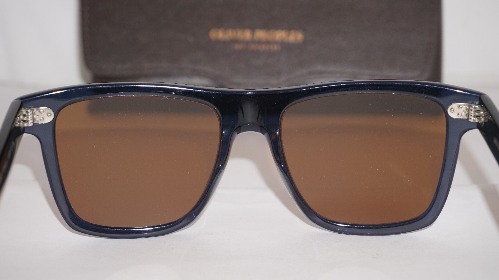 Pre-owned Oliver Peoples Sunglasses Casian Blue Orange Ov5444su 164473 54 19 145