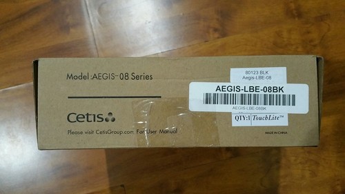 CETIS Aegis-LBE-08 (BK) Black Emergency Ringdown Phone 1 Line Electronic Ringer