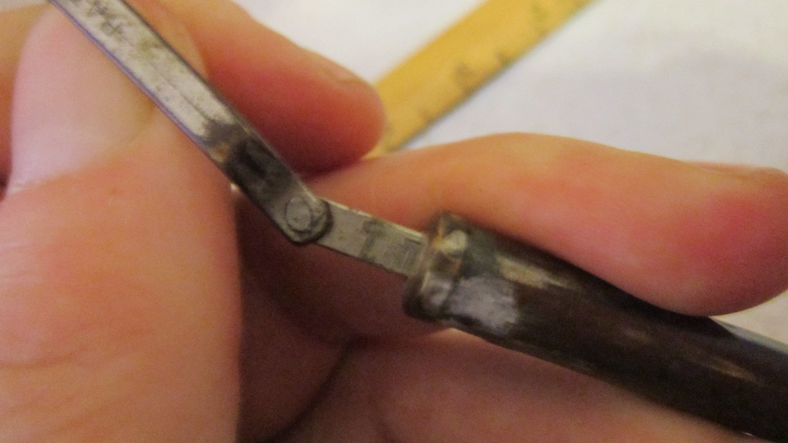 Antique 19th Century Parker's Foldable Pocket Scales Pat., May 18, 1880