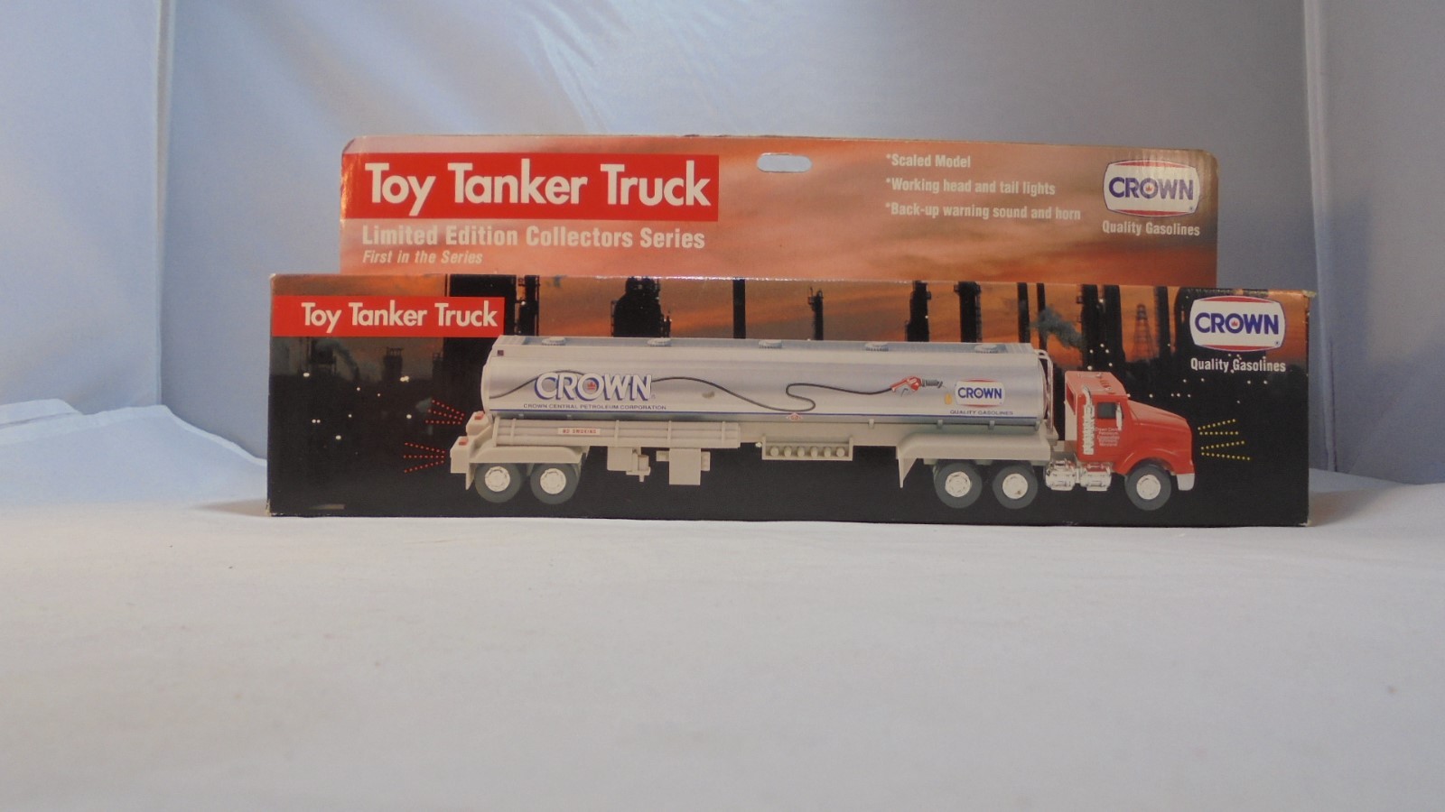 1994 Crown Quality Gasolines Toy Scale Model Tanker Truck  MIB