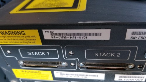 Cisco WS-C3750-24TS-S 24 Gigabit Port Layer 3 Switch