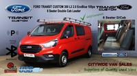 2021 Ford Transit Custom 2.0 EcoBlue 105ps Low Roof 6 Seater Double Cab Leader V