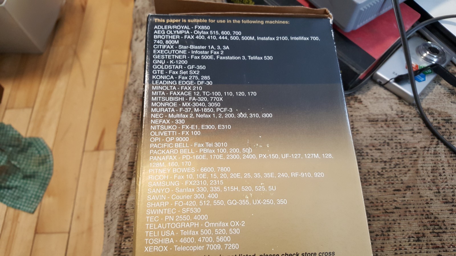 THERMAL FAX PAPER 8.5