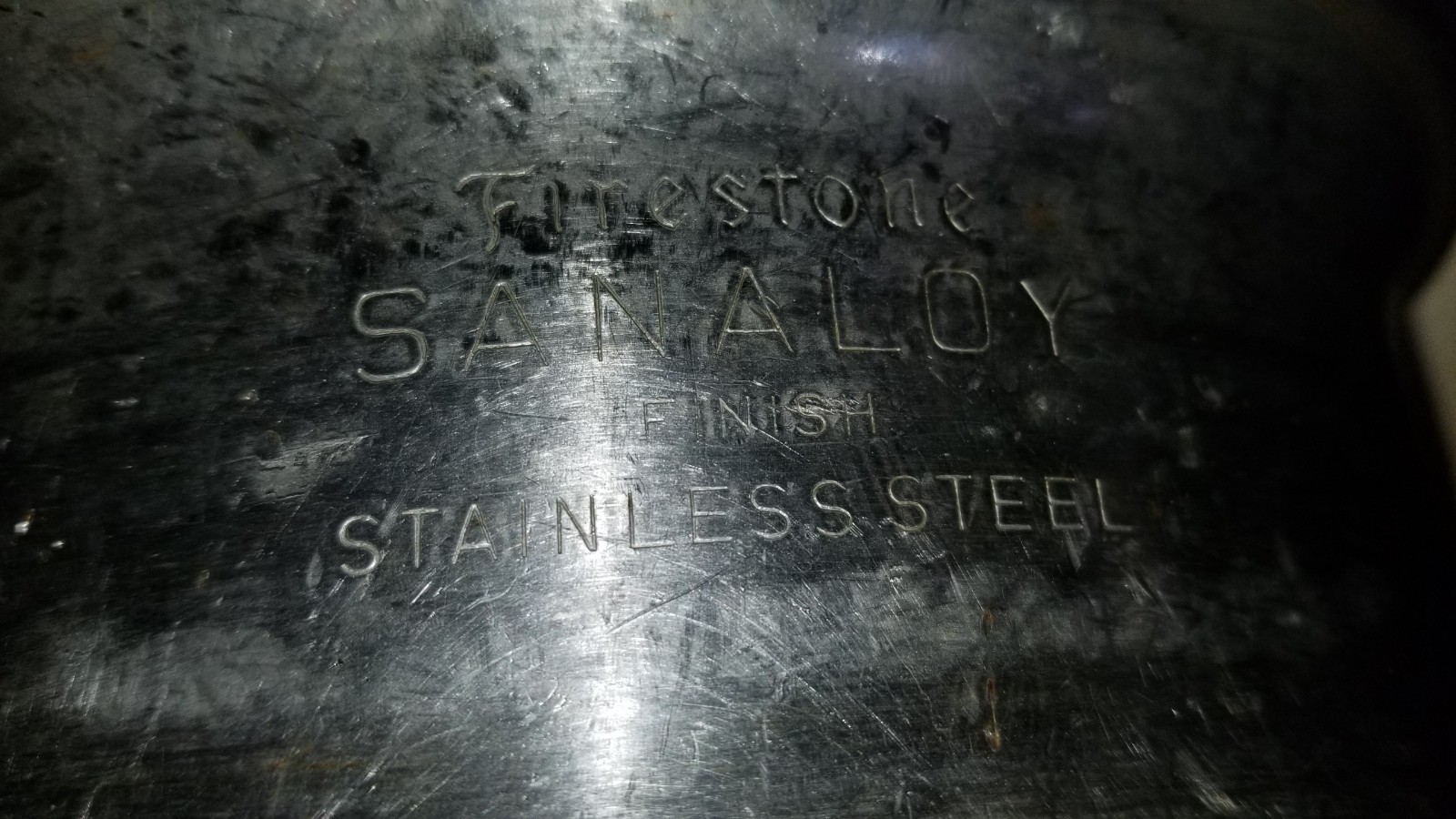 Vintage 40 qt Stainless Steel Milk Can 10 gal Firestone A8087