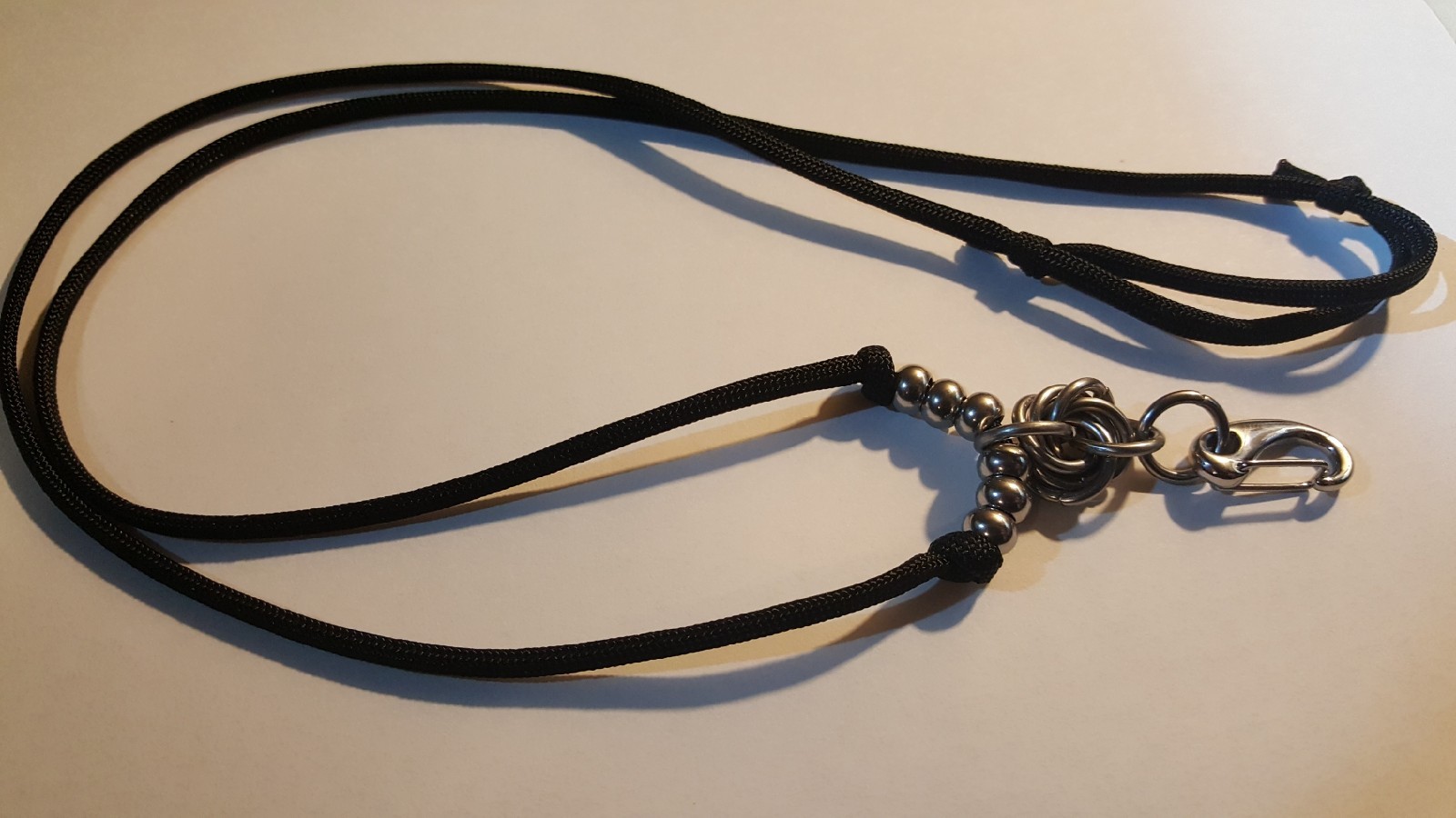 Breakaway Paracord Neck Lanyard Stainless Steel Hardware Mobius ID Name Badge