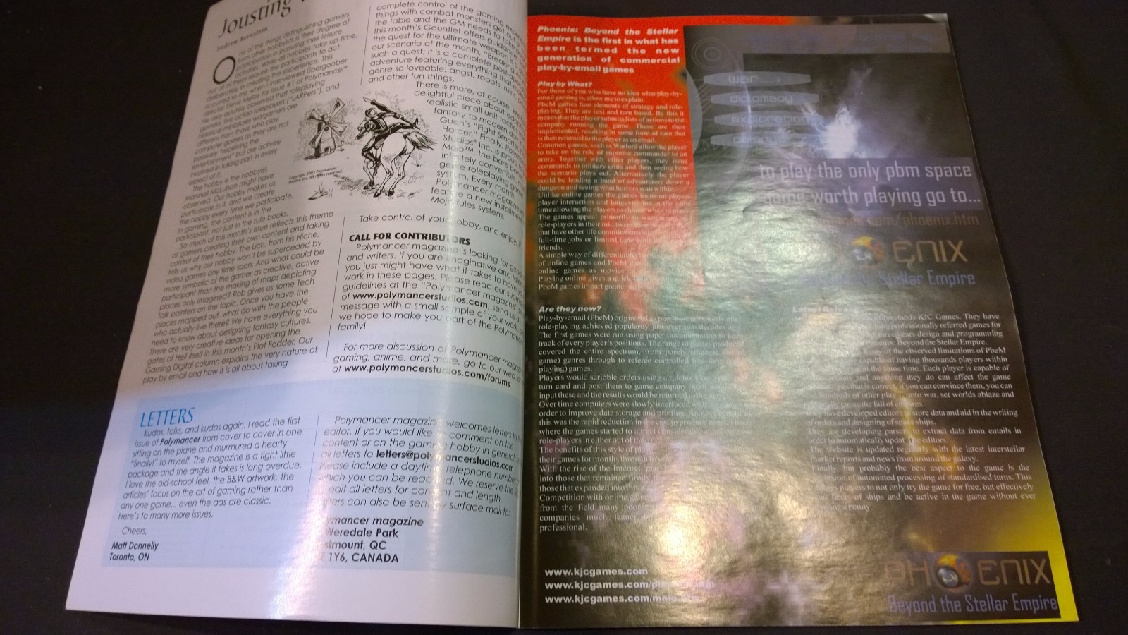 Polymancer Magazine Volume 1 Issue 2 role playing rpg