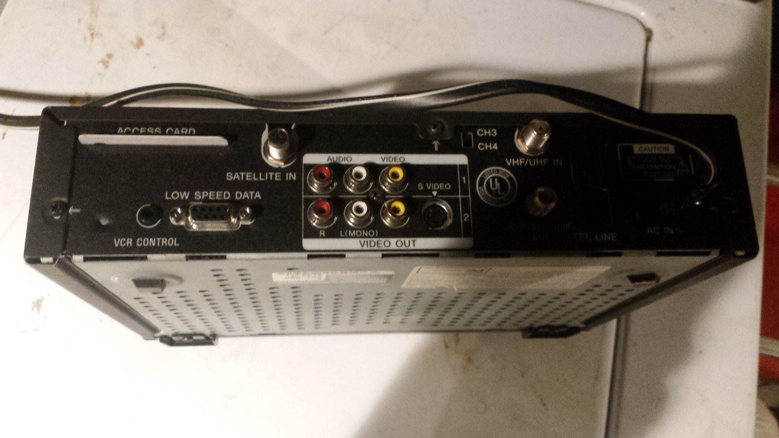 Used DirectTv  Sony Digital Satellite Receiver SAT-B50 & Power Cord TV