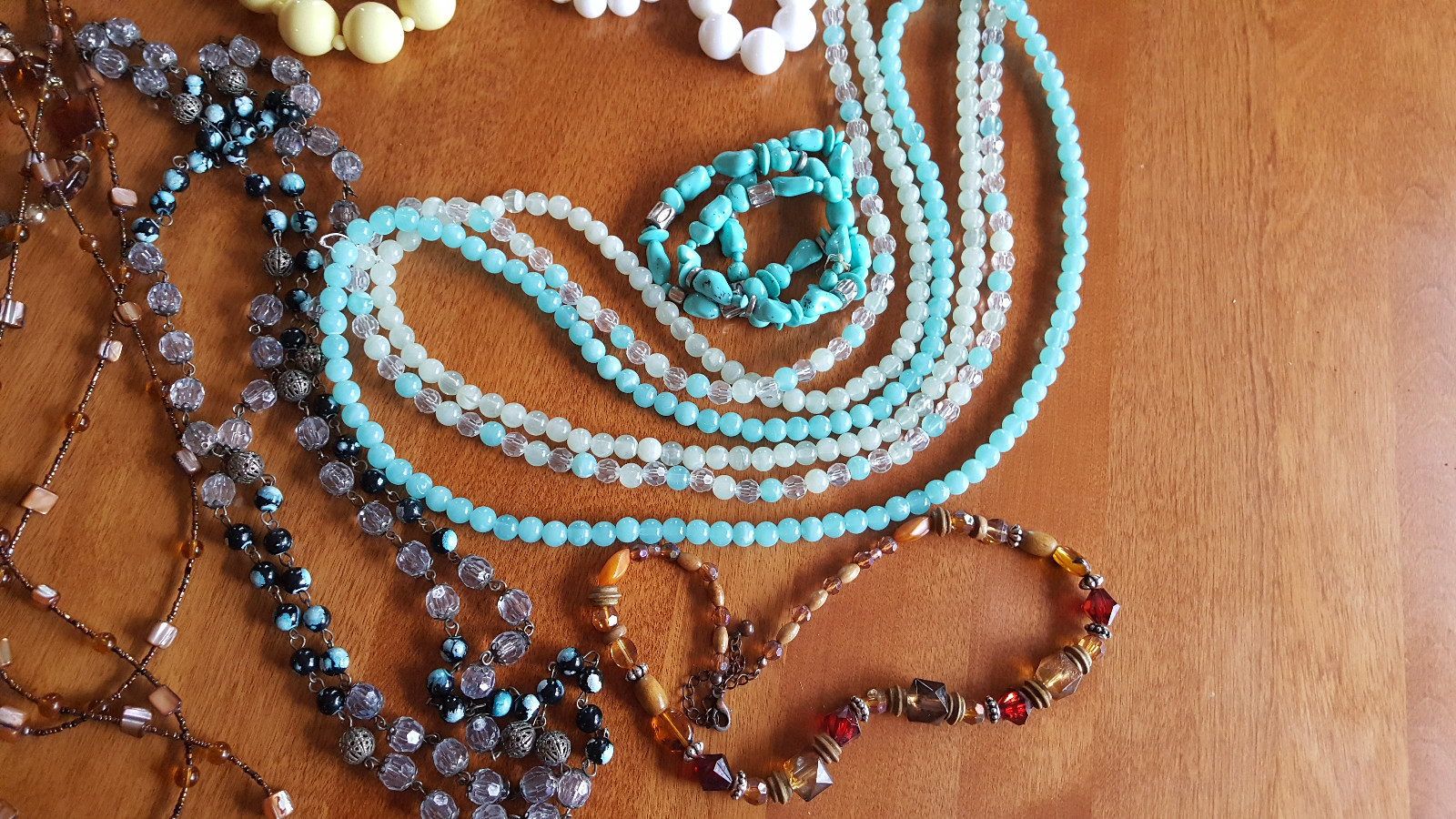 Fun Summer Bead Lot of Necklaces and Bracelets