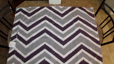 Lot 2 Pillow Shams Cases with Fringe Winter Berry & Zig Zag Design