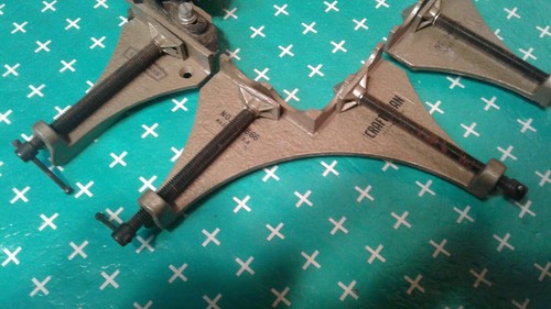 4 CRAFTSMAN CORNER CLAMPS NO. 9-6661 9-6666 ~ Saw Guide Miter Cut Sears Set vtg