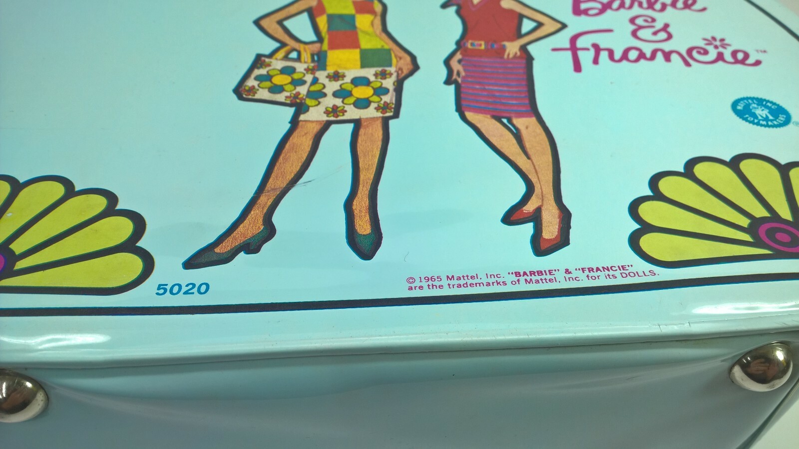 Vintage Barbie & Francie Case 1965 Mattel Doll 5020